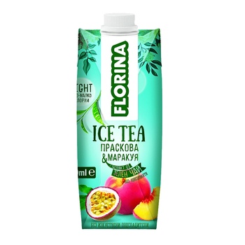 Image 1 of FLORINA 0, 500Л СТУДЕН ЧАЙ ПРАСКОВА И МАРАКУЯ ФЛОРИНА