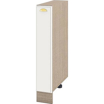 Image 1 of ИРИМ Долен кухненски шкаф бутилиера Сити МФ-Бяло мат-09-41 15 см