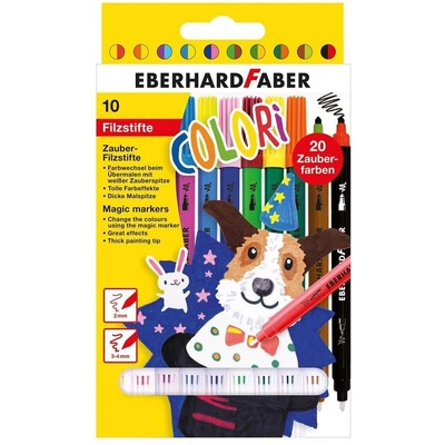 Eberhard Faber Флумастери Magic, 9+1 цвята (1010180310)