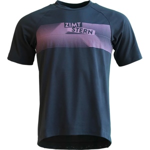 Zimtstern Мъжка фланелка с къс ръкав за колоездене Zimtstern Spunz Shirt S/S Cycling jersey - Dark Navy (056-4131-0112)