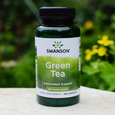 Swanson Green Tea 500 mg 100 kapsúl