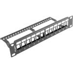 Lanberg patch panel blank 12 port 1 (PPKS-9112-B)