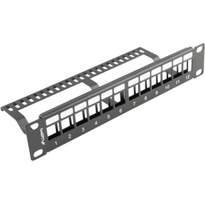 Lanberg patch panel blank 12 port 1 (PPKS-9112-B)