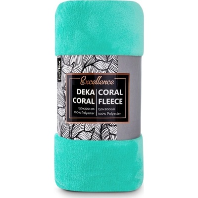 TipTrade Deka Coral mikroplyš mentolová 150x200