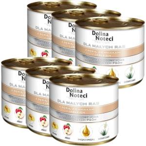 Dolina Noteci PREMIUM за малки породи с гъска, картофи и ябълка 6x185 г