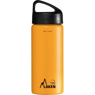 Laken Classic Thermo nerezová flaša 500 ml Žltá