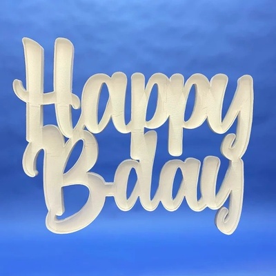 Nikoloon Šablóna na balóny Happy B-Day