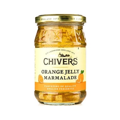 Bosfood Pomerančová marmeláda s jemně nakrájenou pomerančovou kůrou Chivers 340 g