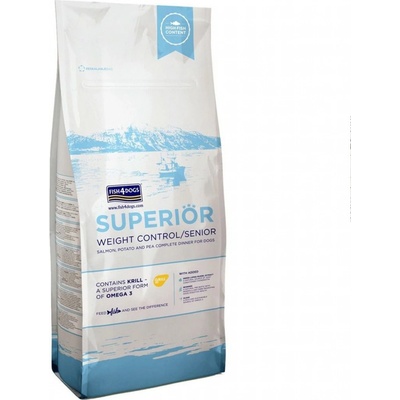 FISH4DOGS Superior Weight Control Senior Salmon Mini 6 kg