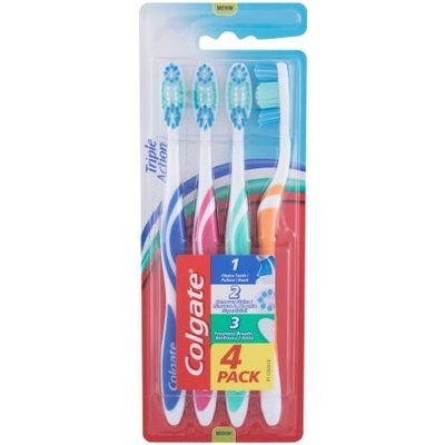 Colgate Triple Action Medium 4 ks