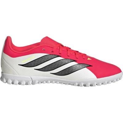 adidas Детски футболни стоножки Adidas Kids' Predator Club Astro Turf Football Boots - Red/Blk/White