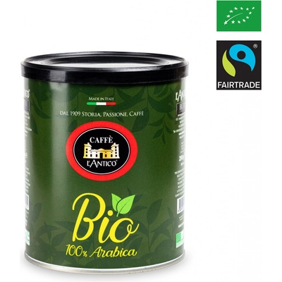 Caffè L'Antico BIO 100% Arabica mletá 250 g