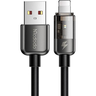Mcdodo CA-3140 Lightning, 12W, 1,2m, černý