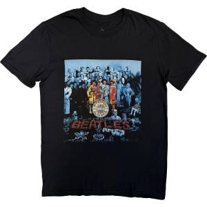 The Beatles Sgt Pepper Blue (Back Print) Black L Риза (BEATTEE331MB03)