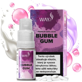 WAY to Vape Bubble Gum 10 ml 6 mg od 131 K - Heureka.cz WAY to Vape Bubble Gum 10 ml 6 mg od 131 K - Heureka.cz