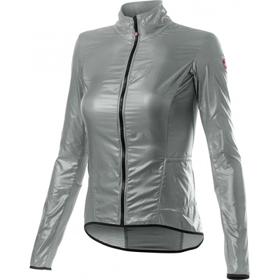 Castelli Дамско ветрозащитно яке за колоездене Castelli Women's Aria Shell Jacket Cycling jacket - Silver Grey - размер XS (151-0318-0211)
