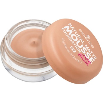 essence NATURAL MATTE MOUSSE pěnový make-up 02 16 g