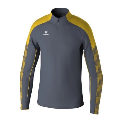 Erima Evo Star mikina 1/2 zip dětská šedá žlutá