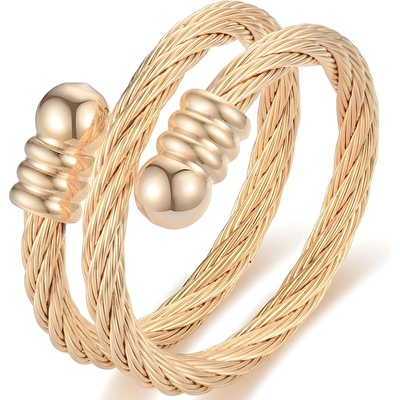 HARAHU Пръстен ro-17096 - Златен / Розов kp17096 (ro-17096)