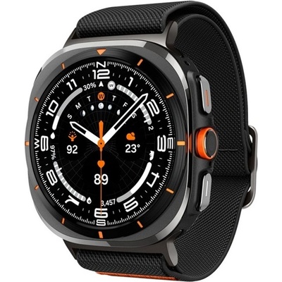 Spigen Samsung Watch Ultra eSIM 47 мм SPIGEN LITE FIT Каишка с потребителски размер, текстил, ЧЕРНА AMP08772 (AMP08772)