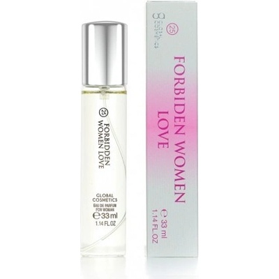Global Cosmetics 025 FORBIDDEN dámska LOVE parfumovaná voda dámska 33 ml