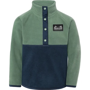 Didriksons Детски поларен пуловер Didriksons Kid's Monte Half Button Fleece jumper - Dark Moss - размер 110 (704-6249-0314)