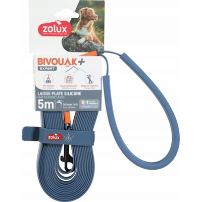 Zolux ZOLUX BIVOUAK silikonové ploché vodítko pro psy