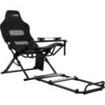 LORGAR FLEX RAF1, Sim Racing Cockpit Advanced, Foldable, 150x72x113 cm-playing, 38x72x126cm-folded, Black (LRG-RAF1) - caretech