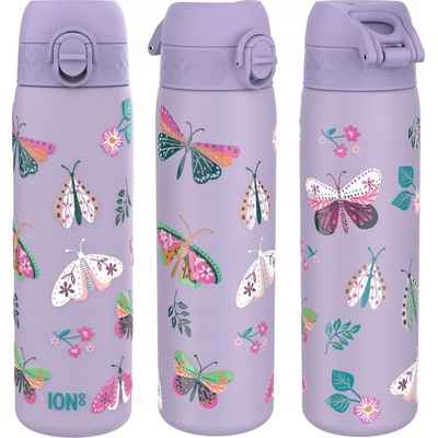 Ion8 termoska Double Wall Butterflys 500 ml fialová
