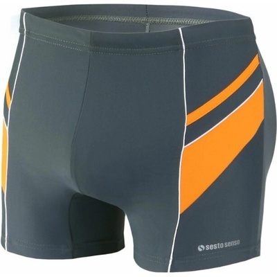 Sesto Senso pánske plavky boxerky SS-357 tmavosivé