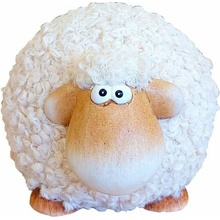 GOBA Veľkonočná dekorácia – Ovečka keramická, 10 × 13 cm