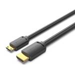 Vention mini HDMI/M - HDMI/M (4K, HD, черен), 2 м, кабел