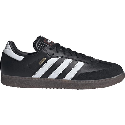 adidas Юношески маратонки Adidas Samba Leather Trainers Juniors - Black/White