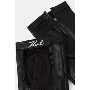Karl Lagerfeld ръкавици за шофиране дамски от кожа K/SIGNATURE (B3W33011)