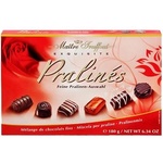 Maitre Truffout АСОРТИ ПРАЛИНА ЧЕРВЕНА 180 ГР