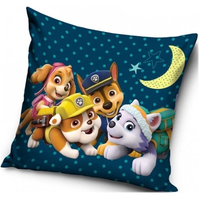 Carbotex Vankúš Paw Patrol Tlapková patrola motív Nočná hliadka 40x40