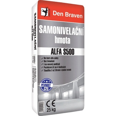 Den Braven Samonivelační hmota ALFA S500 25 kg pytel 571090Q – Zboží Mobilmania