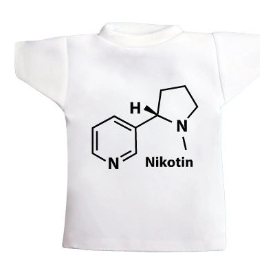 Tričko na láhev Nikotin
