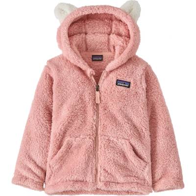 Patagonia Детско поларено яке Patagonia Kid's Furry Friends Hoody Fleece jacket - Mallow Pink - размер 2 Years (703-2285-1114)