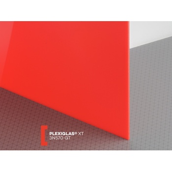 Röhm Plexisklo Plexiglas XT 3 mm 3N570 1520 x 2050 mm červené 1 ks