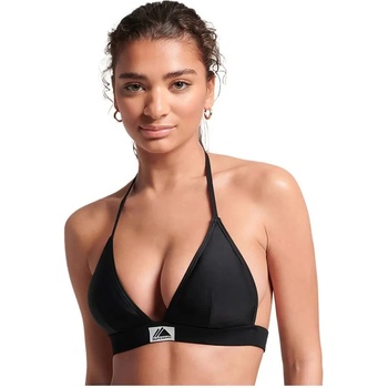 Superdry Code Montana Triangle bikini top - Black (Black)