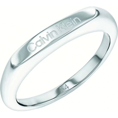 Calvin Klein prsten z oceli Faceted 35000187