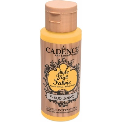 Cadence Boya Textilní barva Style Matt Fabric tmavě žlutá matná 59 ml