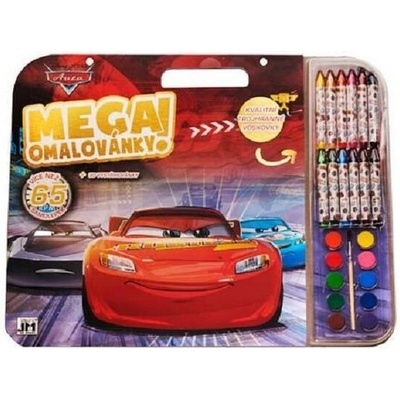 Auta Mega omalovánkový set