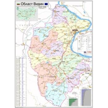 Mapmedia Карта на област Видин