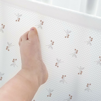 BABYMATEX Mantinel do postieľky Bump Air Design Maliny