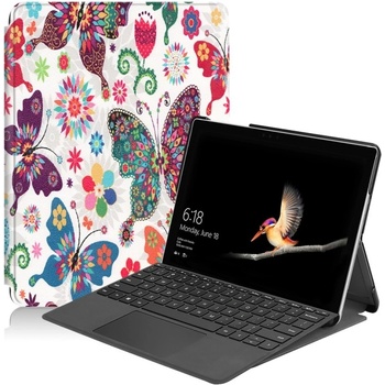 Pouzdro PROTEMIO 53450 ART Zaklápací obal Microsoft Surface Go 3 / 2 / 1 BUTTERFLIES