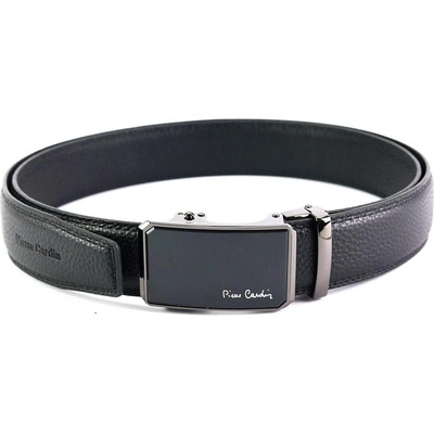Pierre Cardin pánský kožený opasek 656 HY09 černý