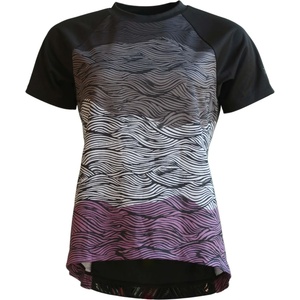 Zimtstern Дамска фланелка с къс ръкав за колоездене Zimtstern Women's Braapz Shirt S/S Cycling jersey - Pirate Black - размер XS (156-2912-0211)