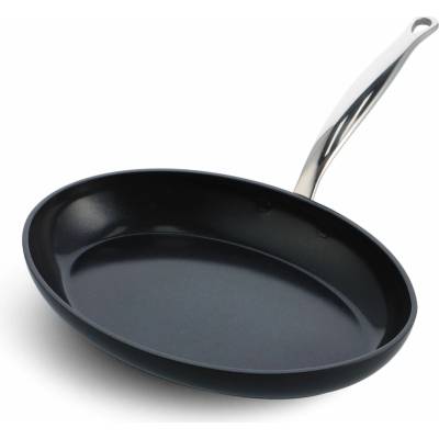 GreenPan Barcelona Pro rybí pánev 33 cm černá